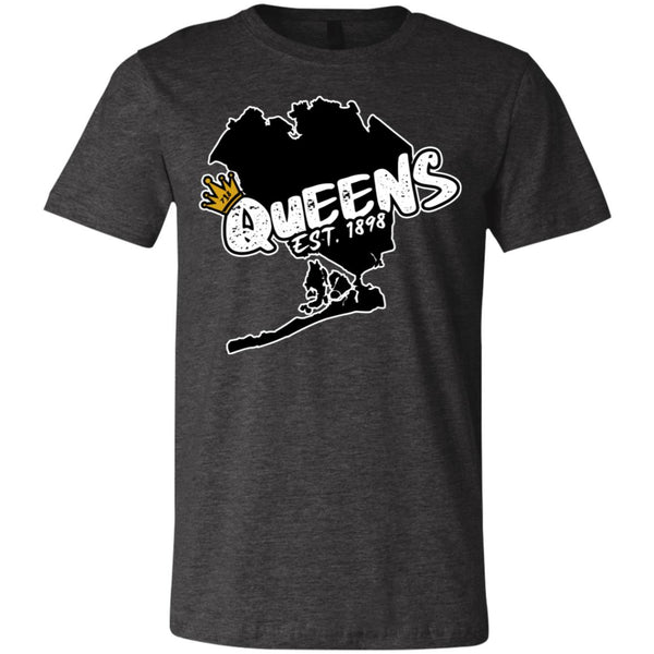 Queens Map Youth Jersey Short Sleeve T-Shirt