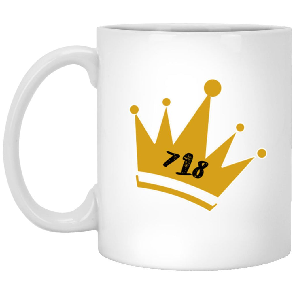718 Crown White Mug