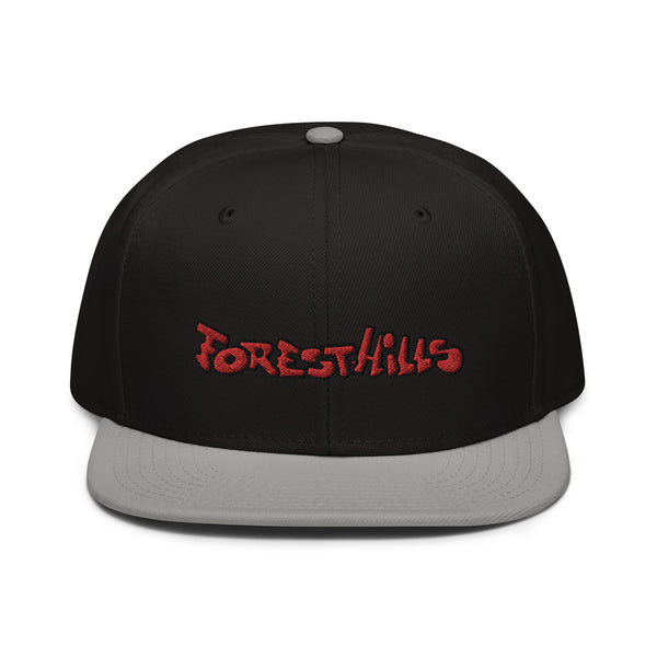 Forest Hills Red Snapback Hat