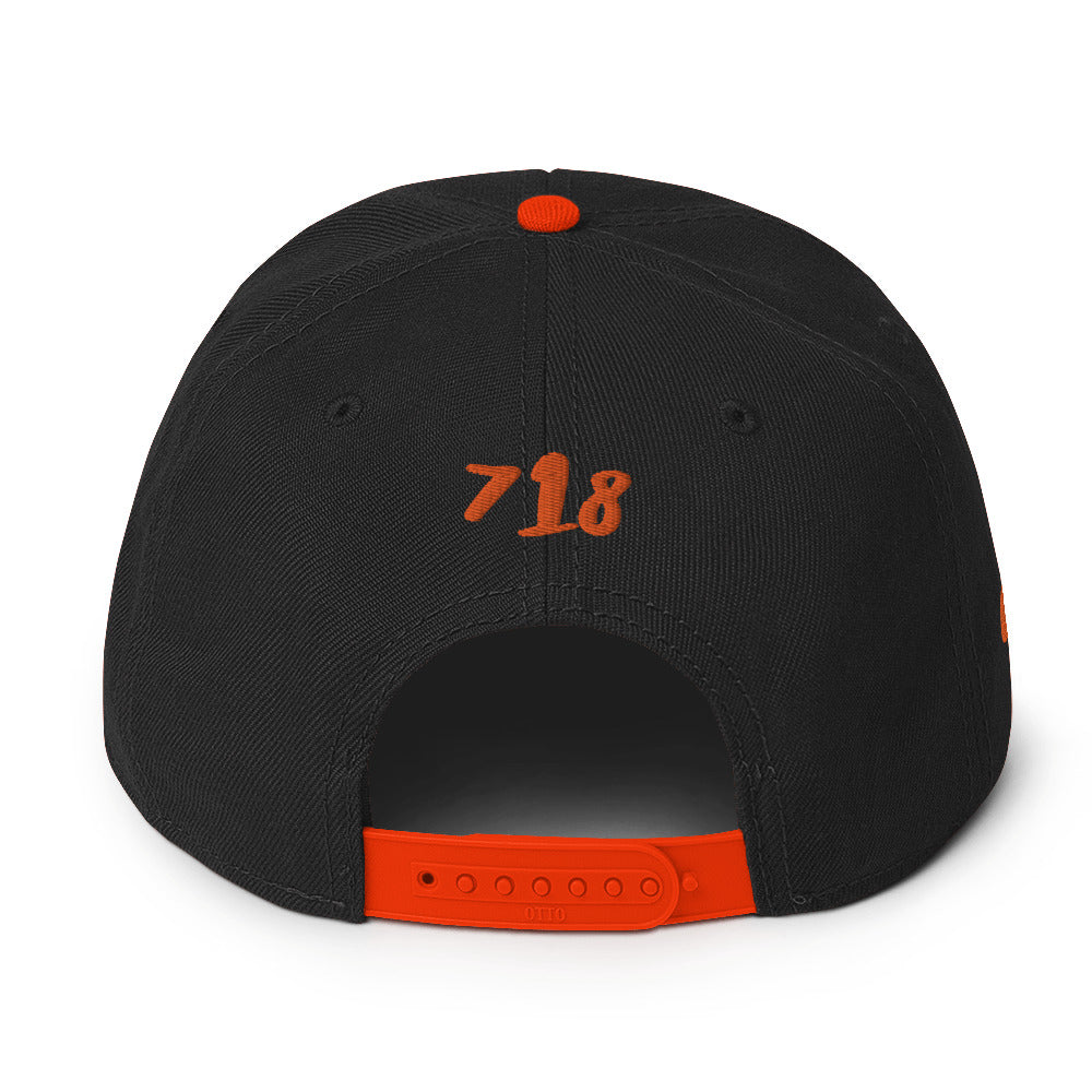 Queens 718 Snapback Hat