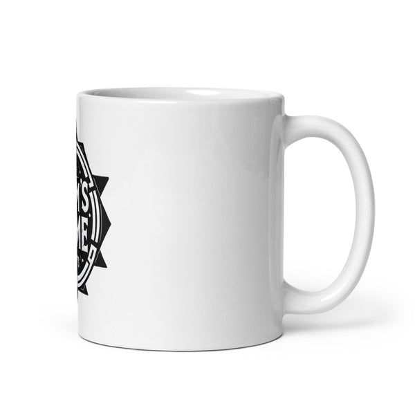 Toms NFT White glossy mug