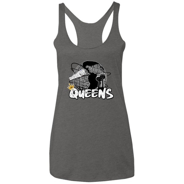 Queens Unisphere Ladies' Triblend Racerback Tank