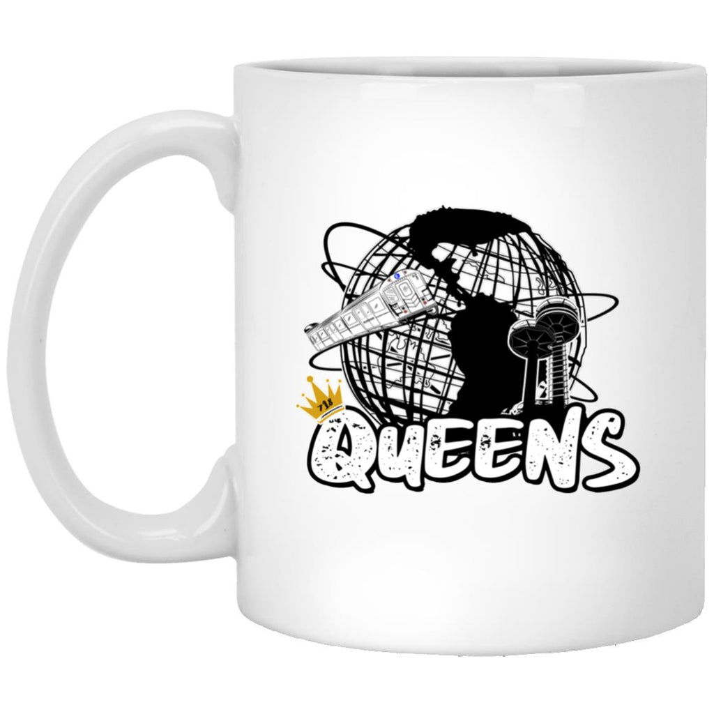 Queens Unisphere White Mug