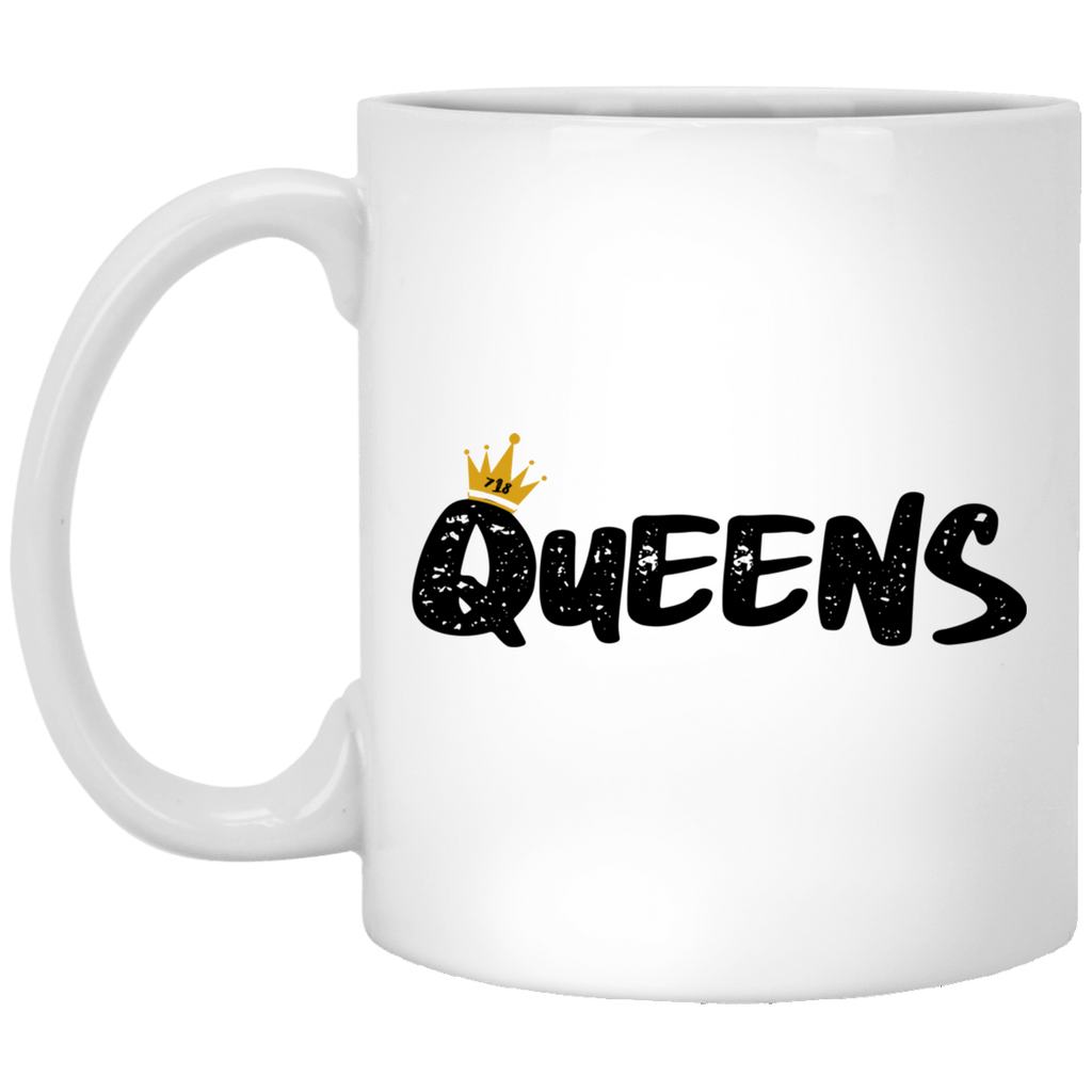 Queens White Mug