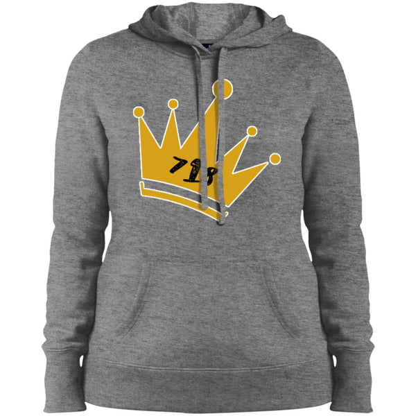 718 Crown Ladies' Pullover Hooded Sweatshirt