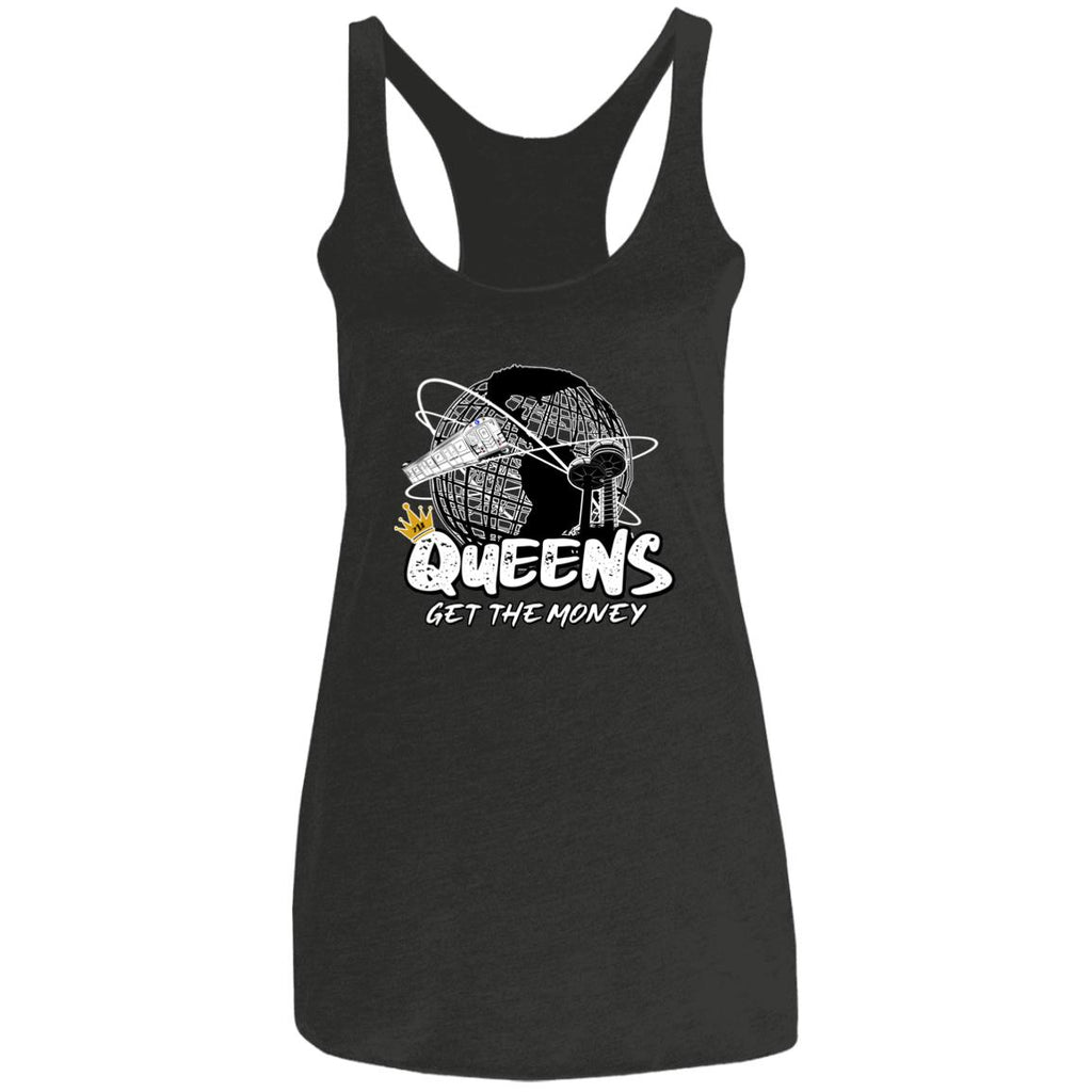 QGTM Unisphere Ladies' Triblend Racerback Tank