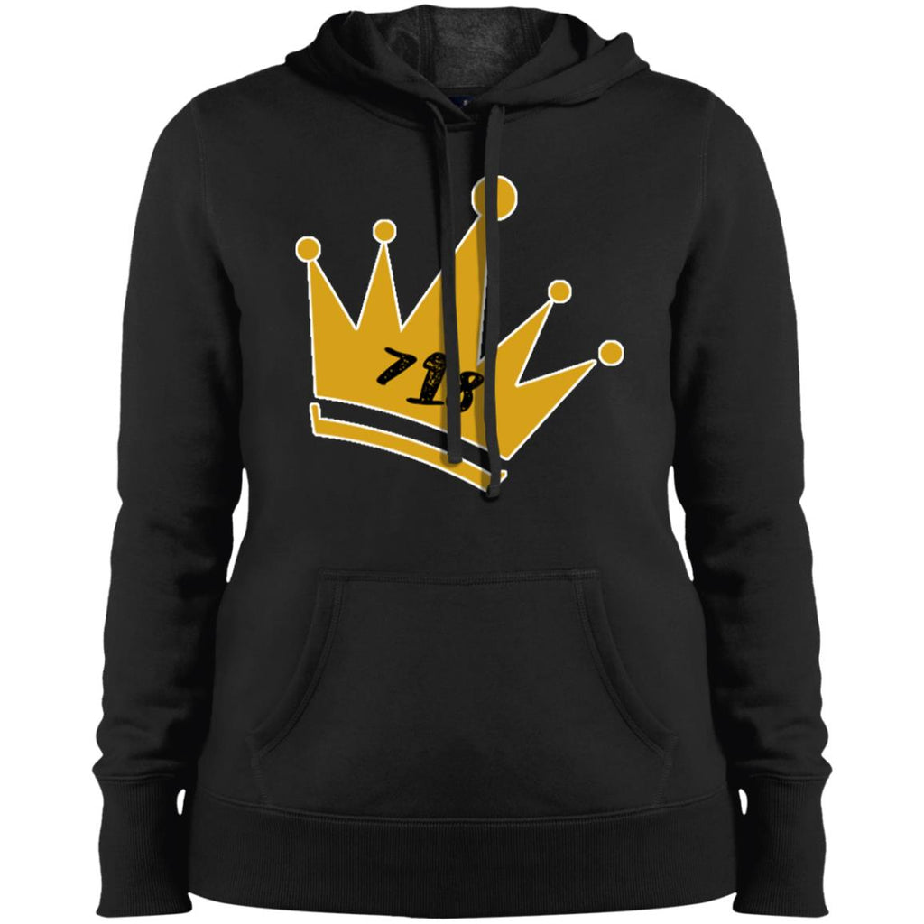 718 Crown Ladies' Pullover Hooded Sweatshirt