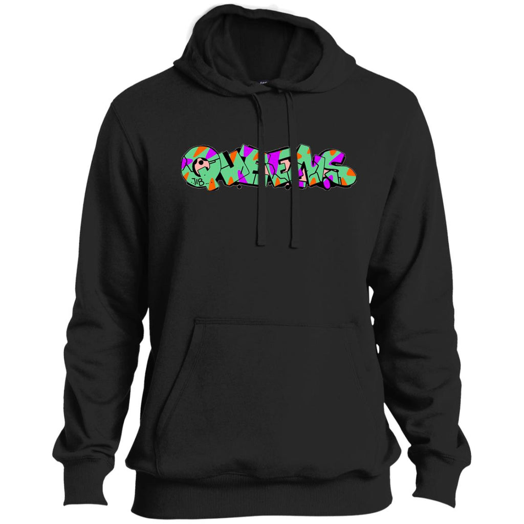 Queens Crystal Green Pullover Hoodie