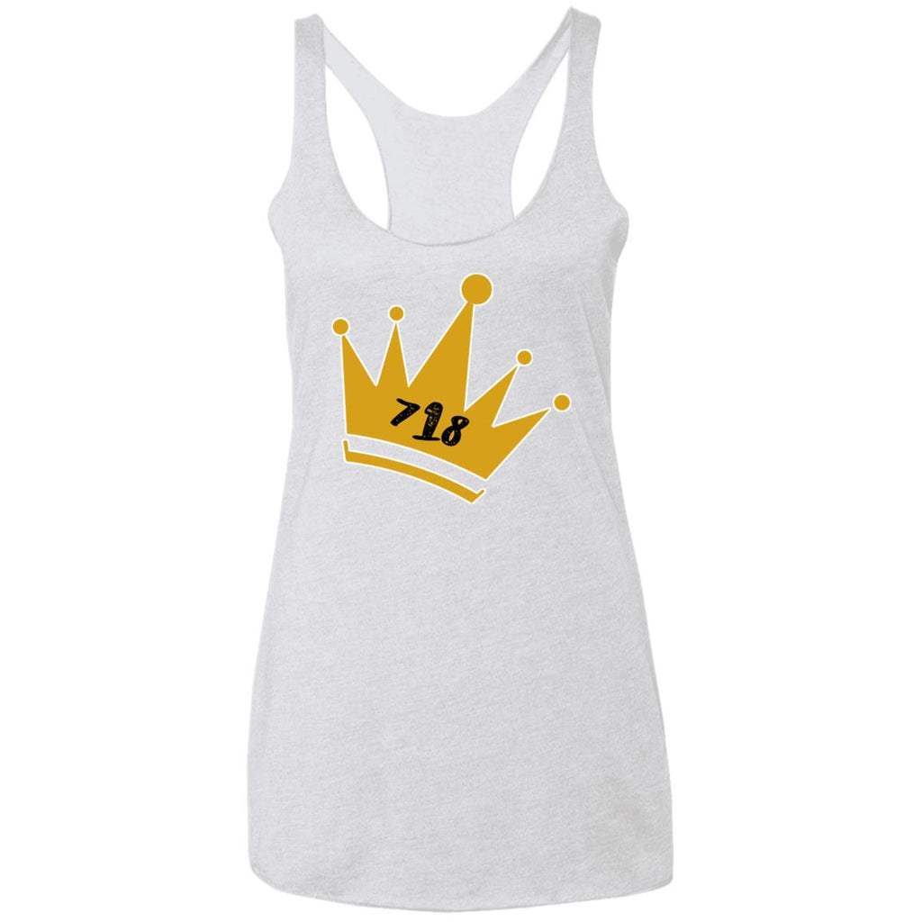 718 Crown Ladies' Triblend Racerback Tank