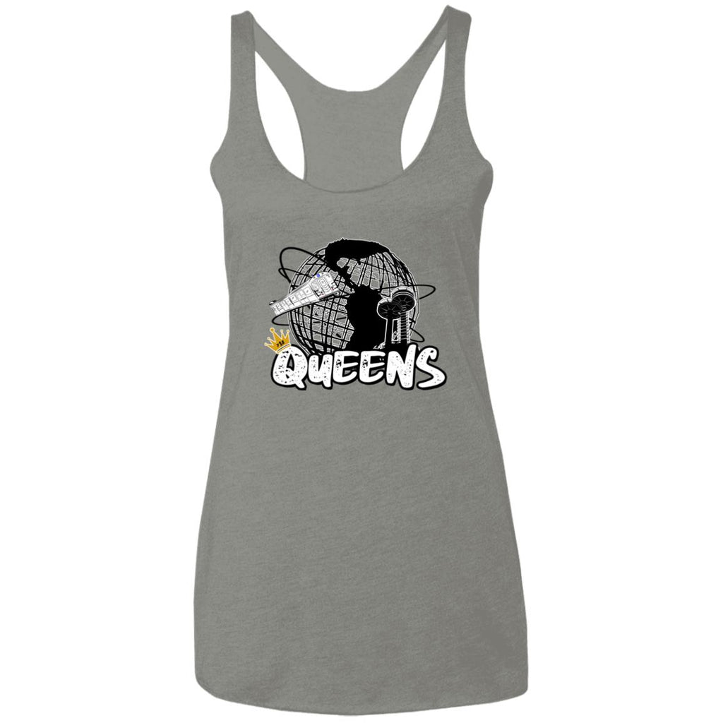 Queens Unisphere Ladies' Triblend Racerback Tank