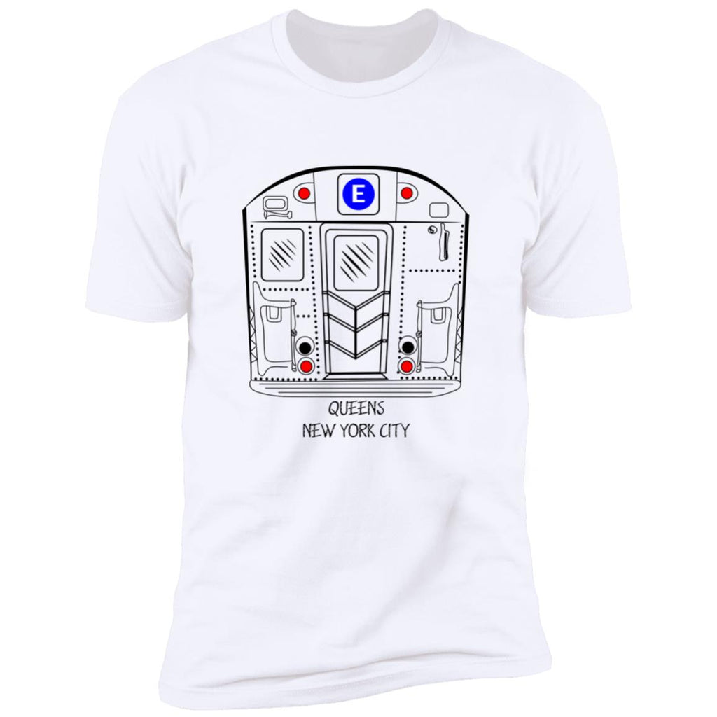 Queens New york City E-Train Premium Short Sleeve T-Shirt