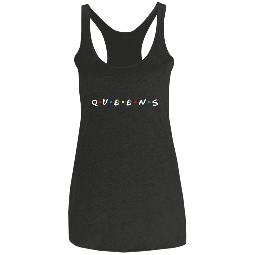 Friends of Queens Ladies' Triblend Racerback Tank