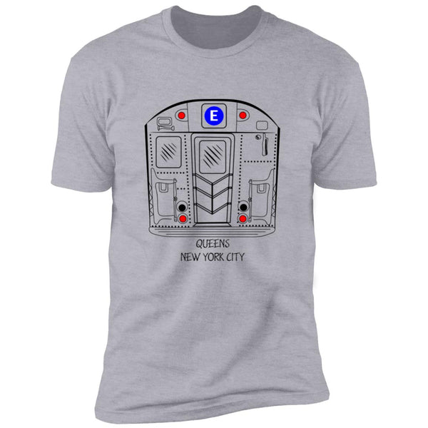 Queens New york City E-Train Premium Short Sleeve T-Shirt