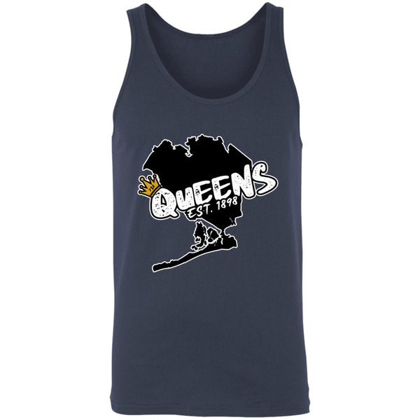 Queens Map EST. 1898 Unisex Tank