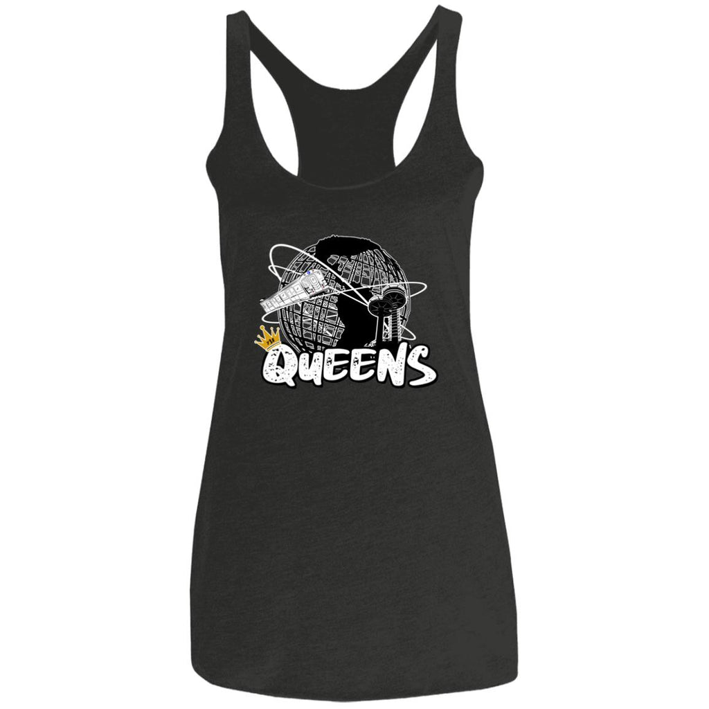 Queens Unisphere Ladies' Triblend Racerback Tank