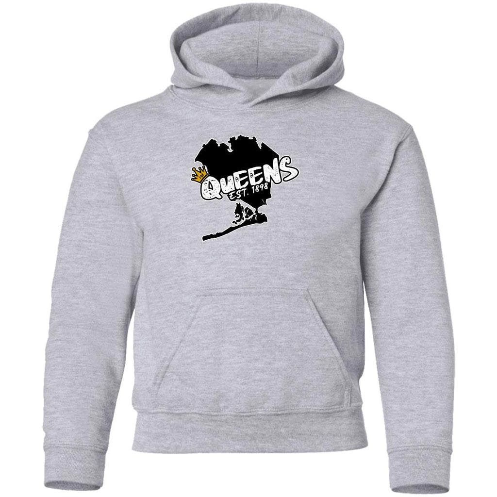 Queens Map Youth Pullover Hoodie