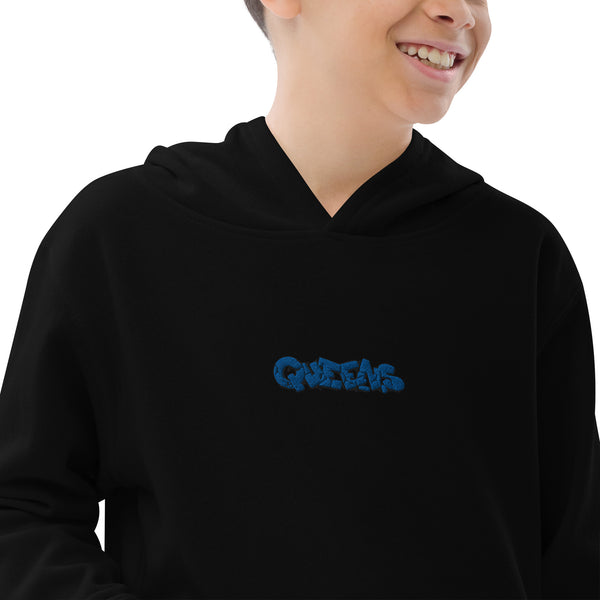 Queens Blue Kids fleece hoodie