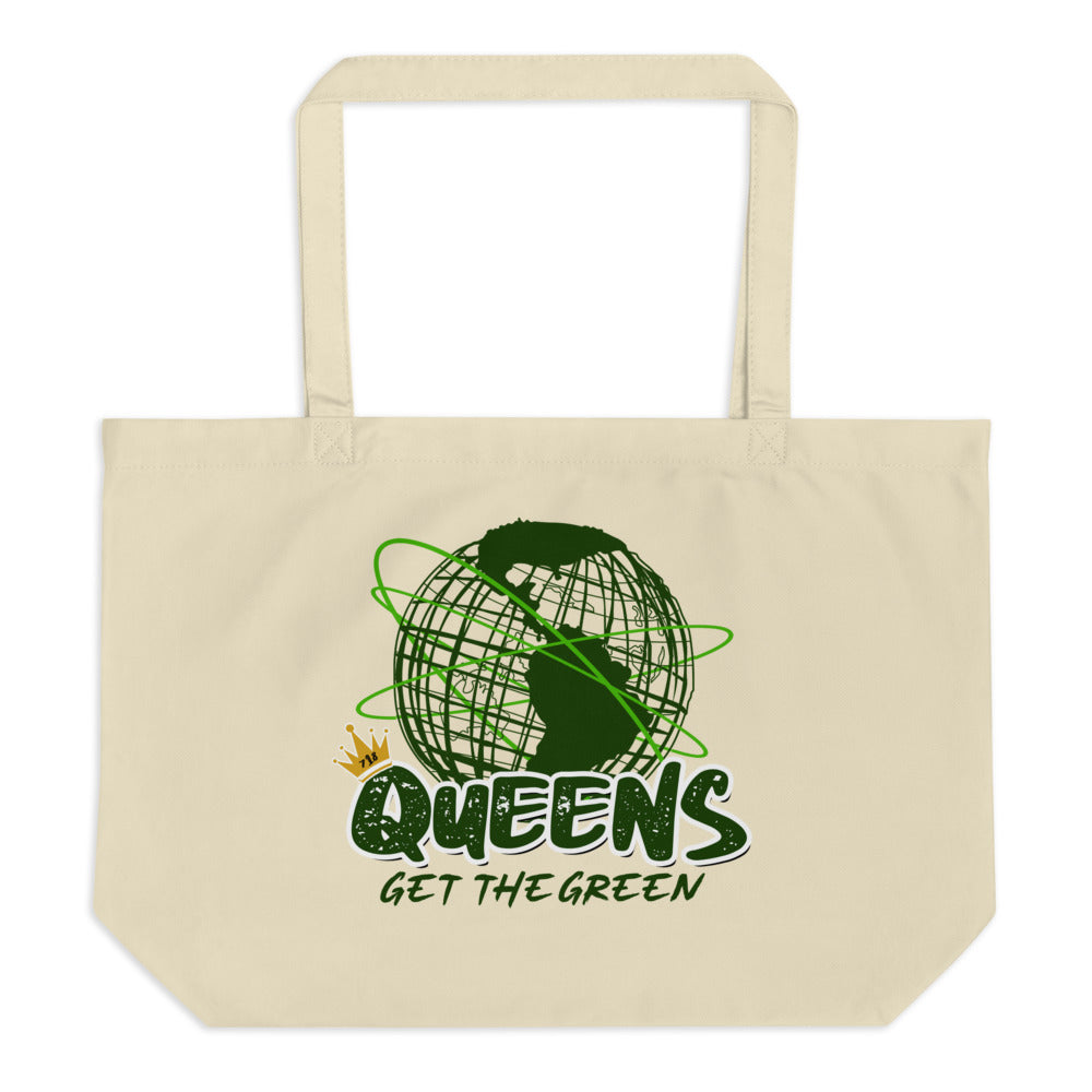 QGTG Unisphere Large organic tote bag