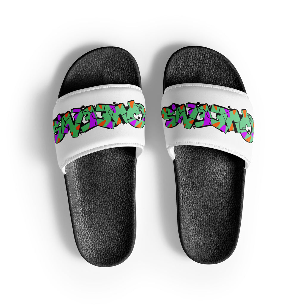 Mens Queens Graffiti Slides