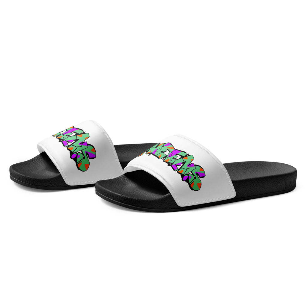 Mens Queens Graffiti Slides – BallerSquad