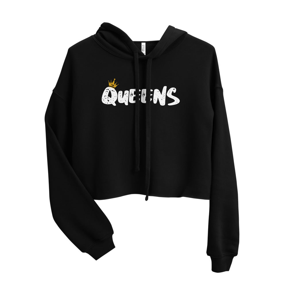 Queens Crop Hoodie