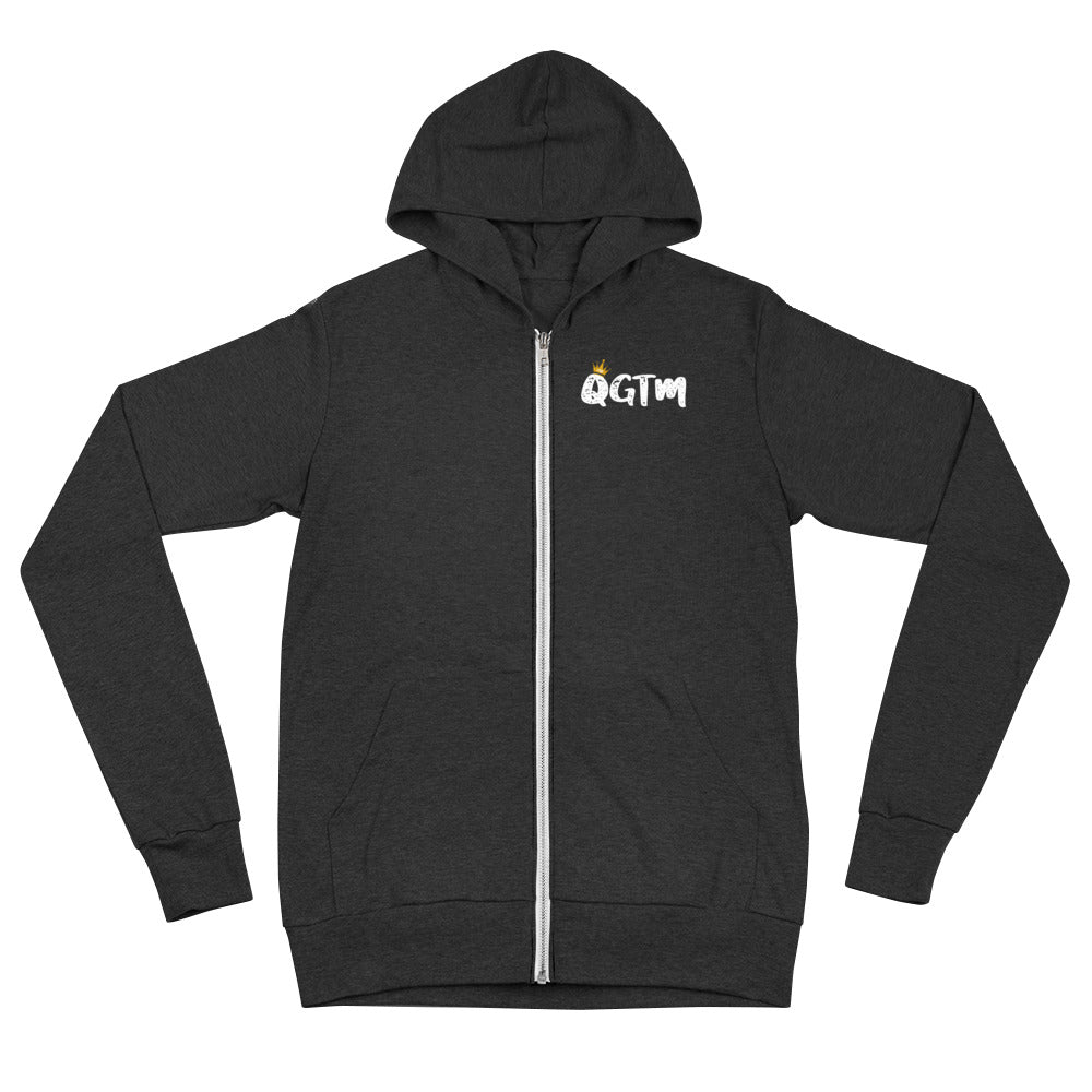 QGTM Unisex Zip Hoodie