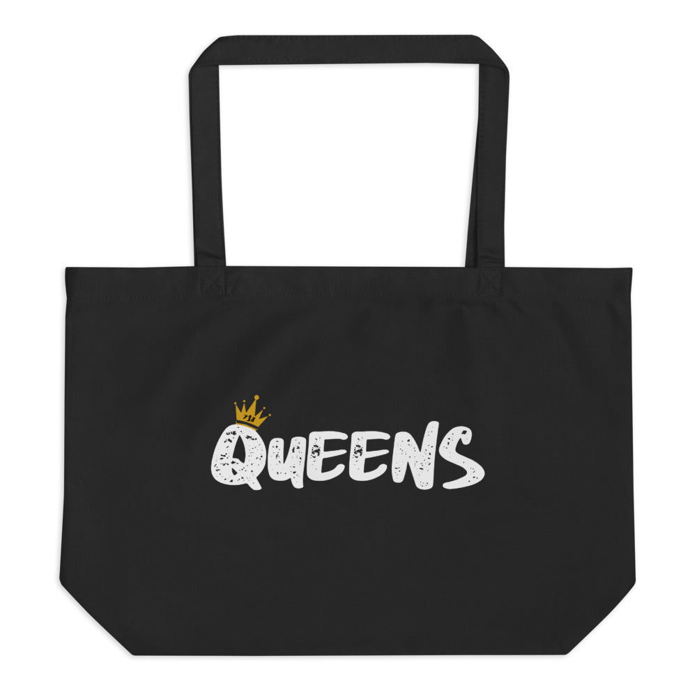 Queens Large Organic Tote Bag