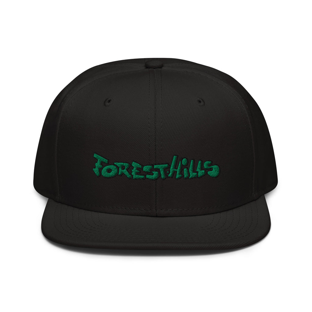 Forest Hills Green Snapback Hat