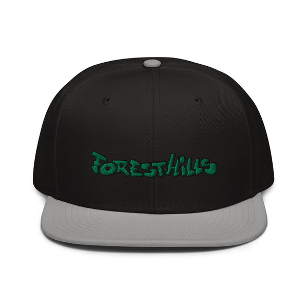 Forest Hills Green Snapback Hat