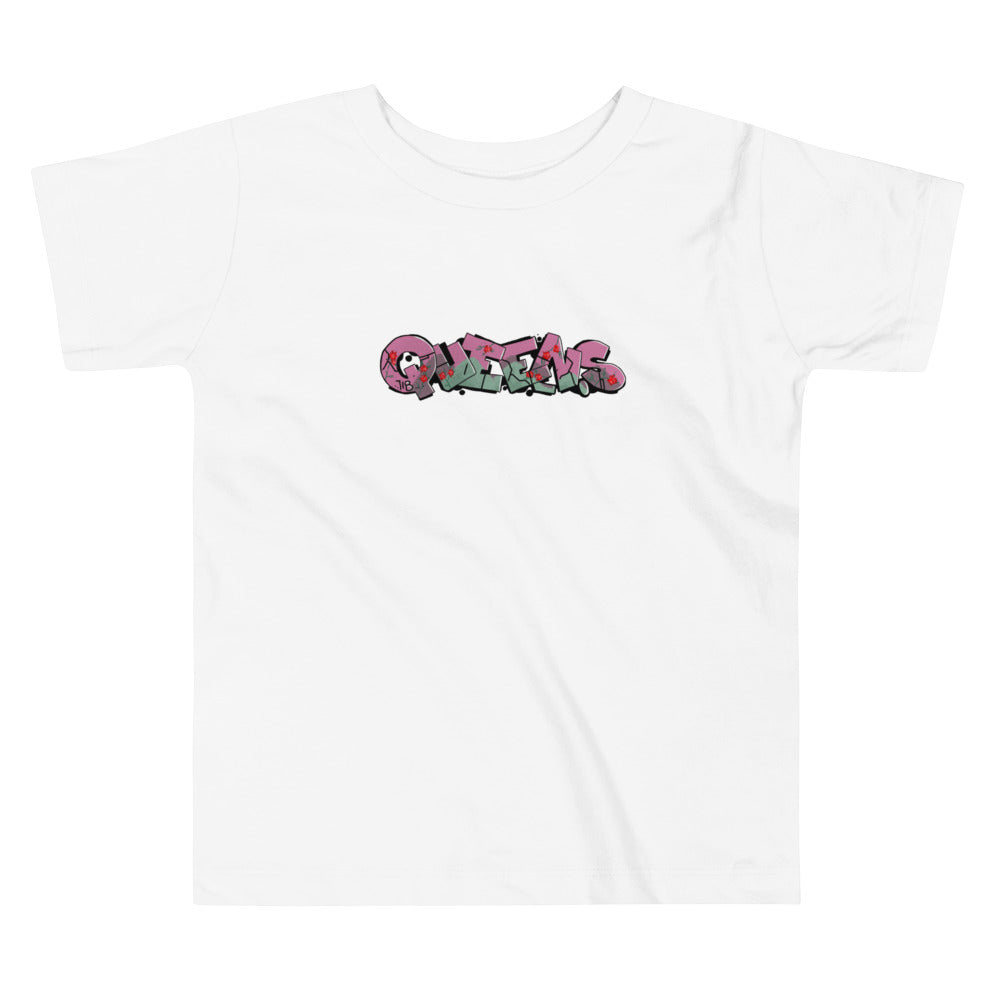 Queens Pink Toddler Short Sleeve Tee