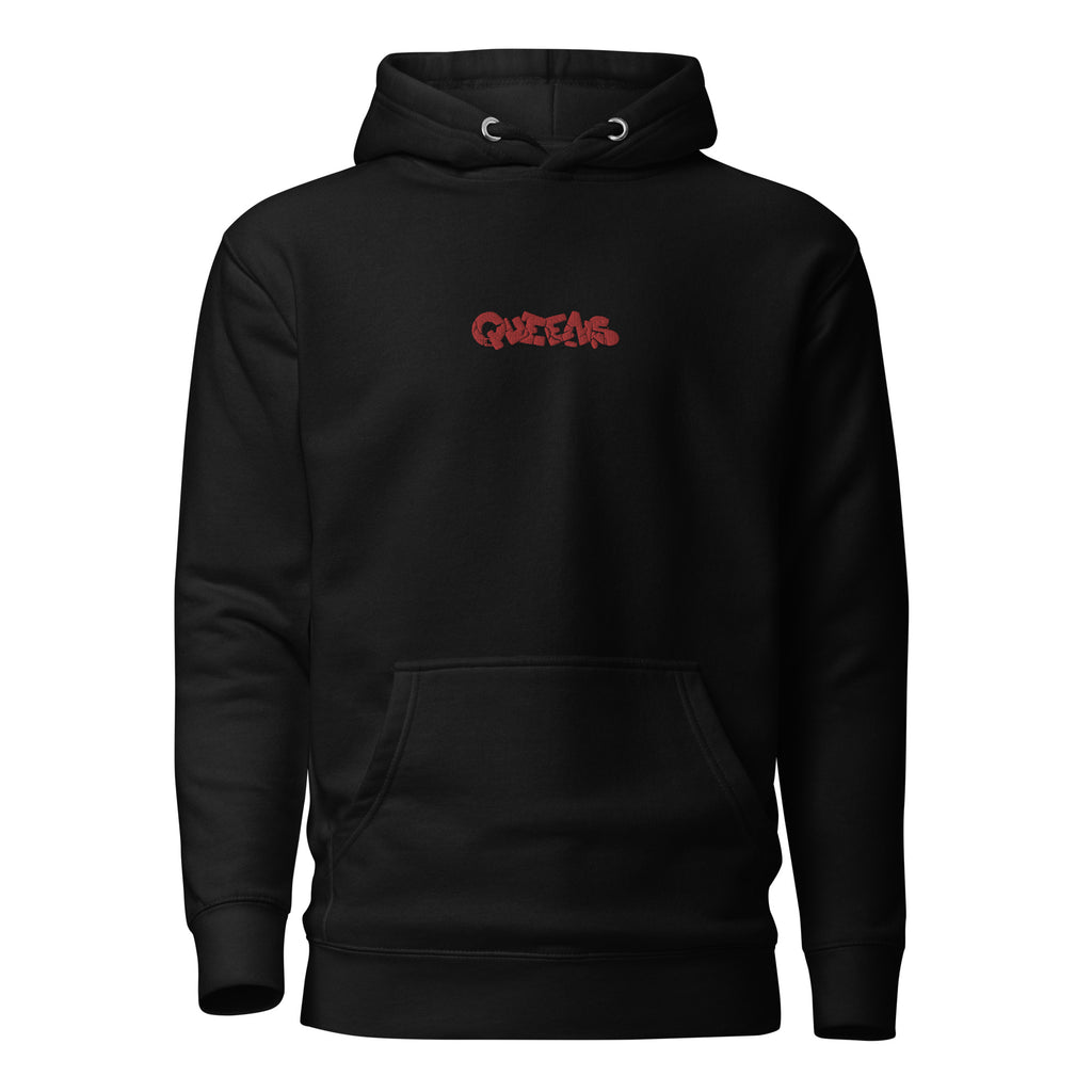 Queens Red Unisex Hoodie