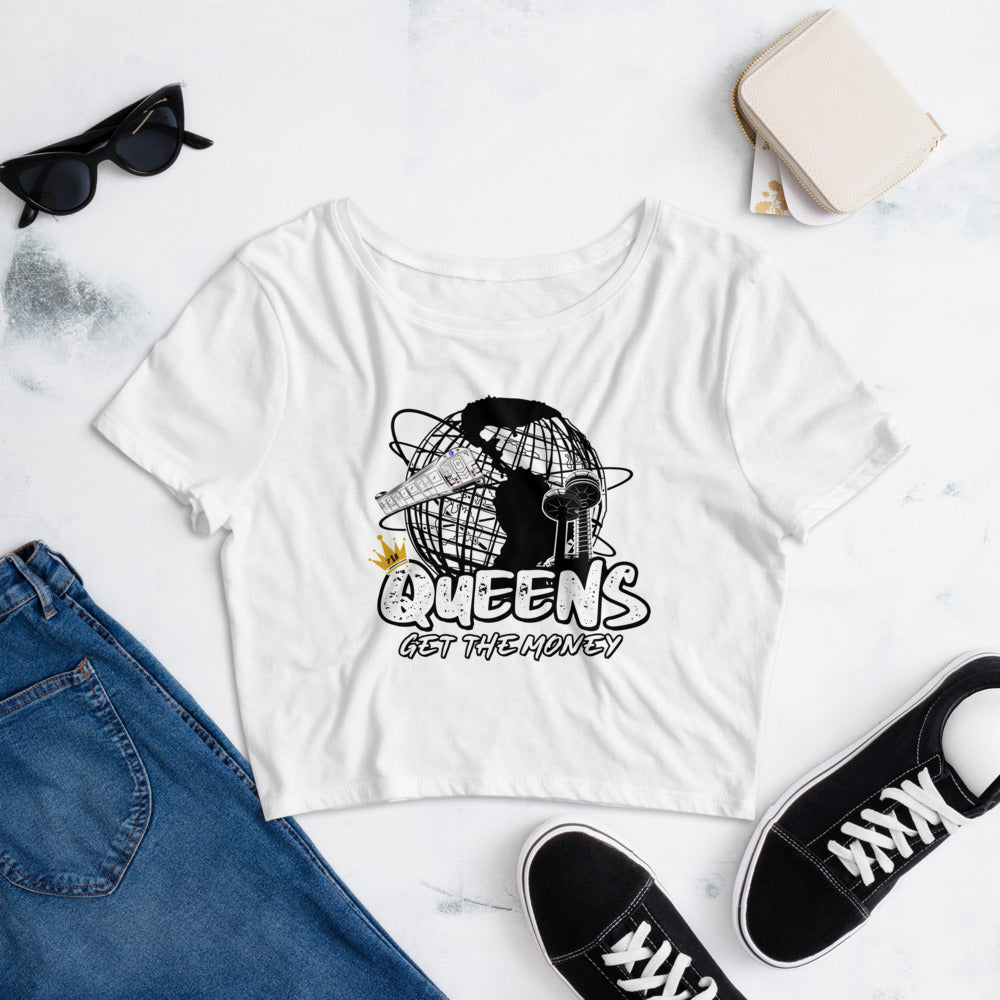 QGTM Unisphere Women’s Crop Tee