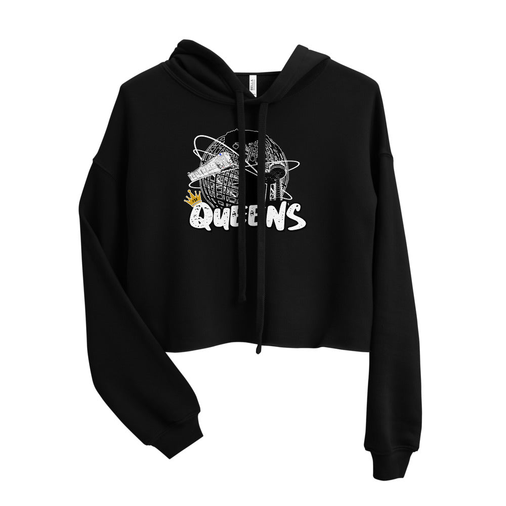 Queens Unisphere Crop Hoodie