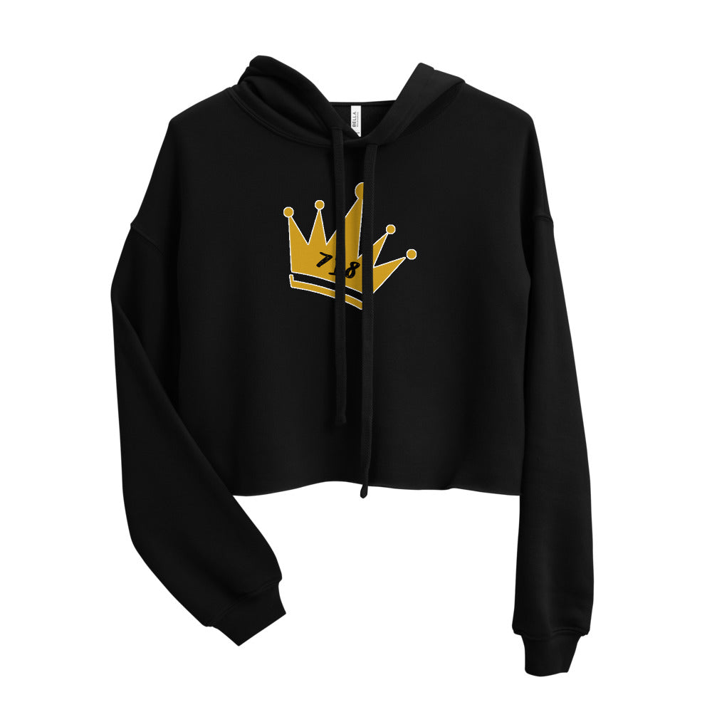 Queens Crown 718 Only Crop Hoodie